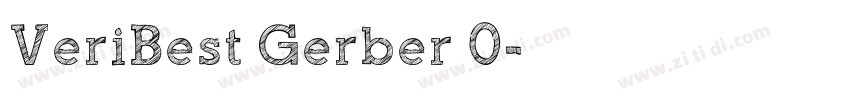 VeriBest Gerber 0字体转换